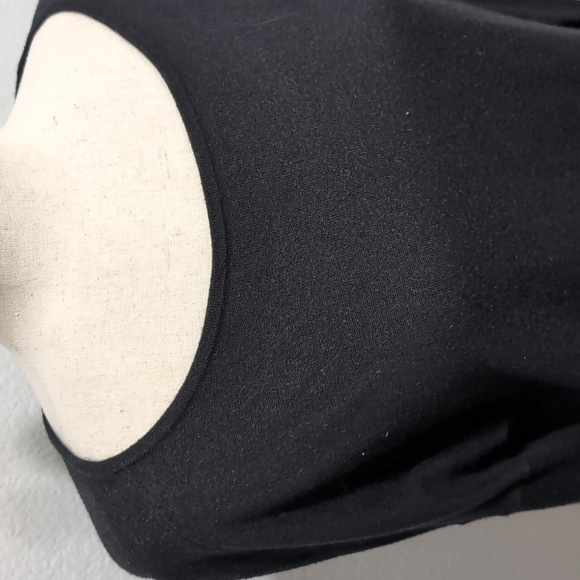 Express Boat Neck Cashmere Blend Black Sweater Dolman Sleeves XS Oversized - Picture 4 of 10